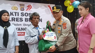 HUT Bhayangkara Ke-79, Pengemudi Ojek dapat Bantuan Sosil