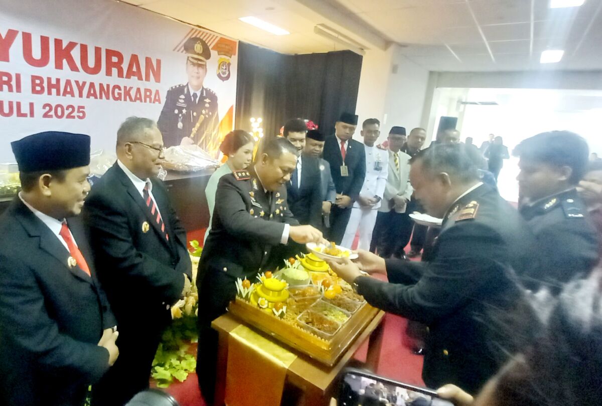 Syukuran HUT Bhayangkara ke 79, Kapolres Minta Anggota Hadir Mengayomi Masyarakat