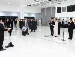 Mentri Nusron Lantik 79 Pejabat Struktural Se-Indonesia