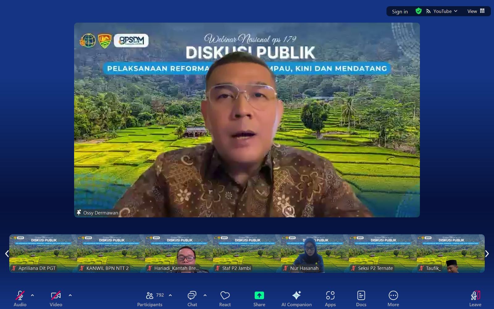 Wamen Ossy Sampaikan Pandangan Strategis untuk Masa Depan