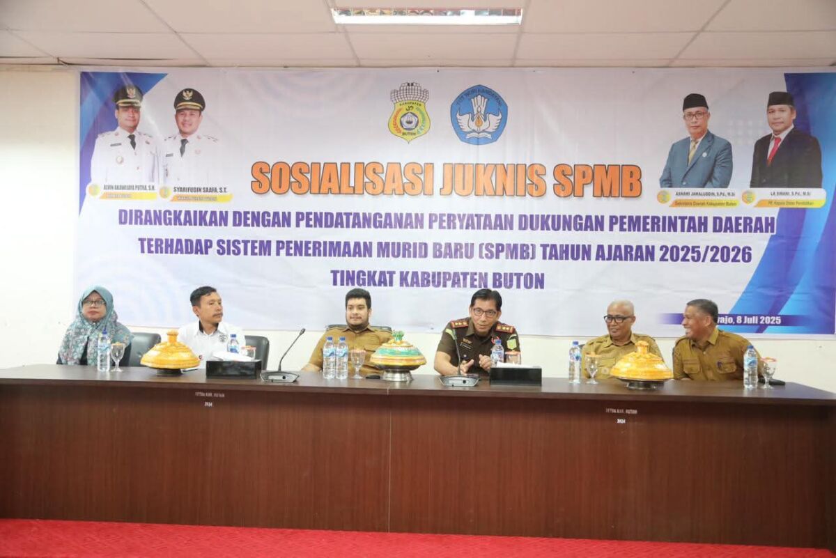 Pemkab Buton Gelar Sosialisasi Juknis Sistem Penerimaan Murid Baru