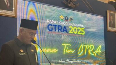 Mewakili Gubernur, Sekda Sultra Buka Secara Resmi Rakor Gugus Tugas Reforma Agraria 2025