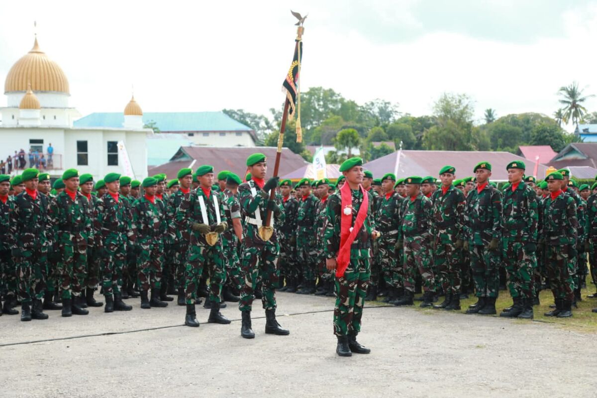 Yonif TP 823/Raja Wakaka Resmi Bertugas di Wilayah Buton
