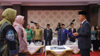 Gubernur Sultra Kukuhkan Arinta Andi Sumangerukka sebagai Bunda PAUD