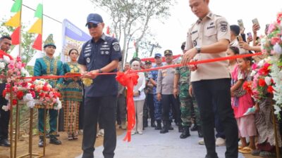 Gubernur Sultra Resmikan Jembatan Bailey di Konawe Utara
