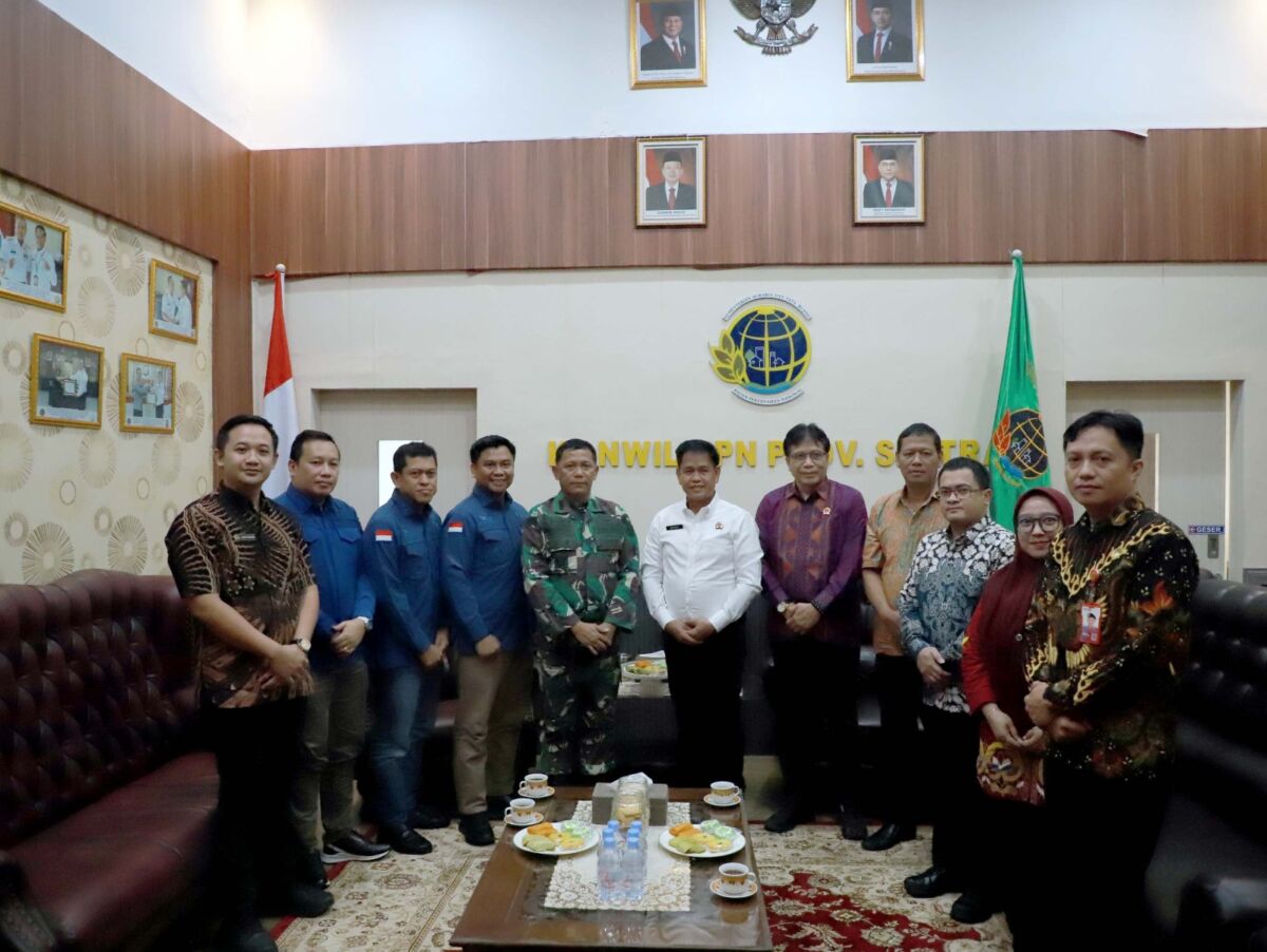 Kakanwil BPN Sultra Terima Kunjugan Satgas Penertiban Kawasan Hutan (PKH)