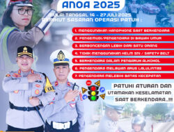 Polres Buton Bakal Gelar Operasi Patuh mulai 14 sampai 27 Juli 2025  