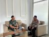 Kapolres Buton Silaturahmi dengan Dandim 1413 Buton