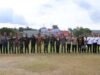 Kapolres Buton Sambut Prajurit Batalyon Infanteri TP 823/Raja Wakaaka di Kota Baubau