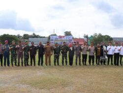 Kapolres Buton Sambut Prajurit Batalyon Infanteri TP 823/Raja Wakaaka di Kota Baubau
