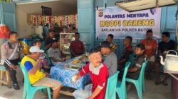 Ngopi Bareng Warga, Satlantas Buton Gaungkan Patuh Berlalu Lintas