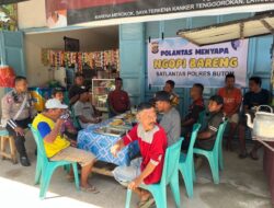 Ngopi Bareng Warga, Satlantas Buton Gaungkan Patuh Berlalu Lintas