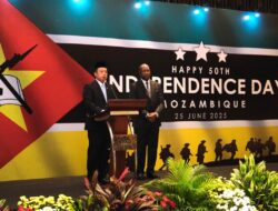Mentri Nusron Hadiri Peringatan 50 Tahun Kemerdekaan Mozambik