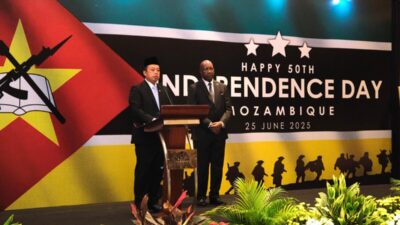 Mentri Nusron Hadiri Peringatan 50 Tahun Kemerdekaan Mozambik