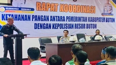 Galang Desa untuk Tanam Jagung: Polres Buton Bersama Pemda Gelar Rakor Ketahanan Pangan