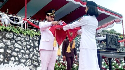 Perdana, Bupati Buton Pimpin Upacara Proklamasi Kemerdekaan RI ke-80