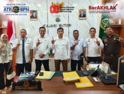 Kepala BPN Buton Kunjungi Kejari