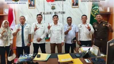 Kepala BPN Buton Kunjungi Kejari