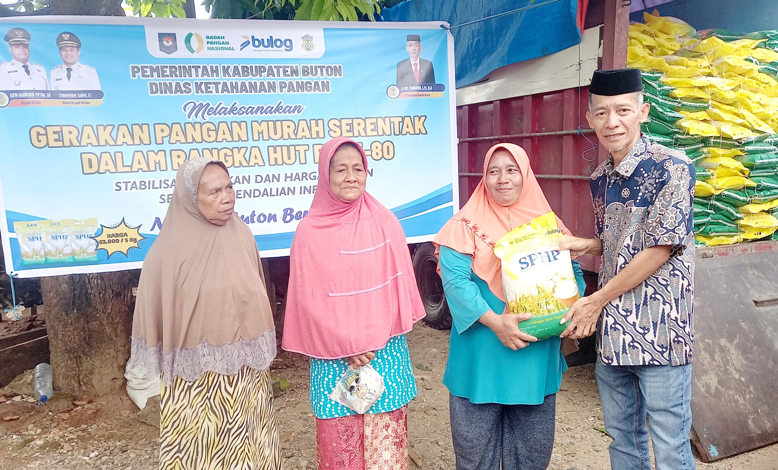 Pemkab Buton Gelar Gerakan Pangan Murah Serentak