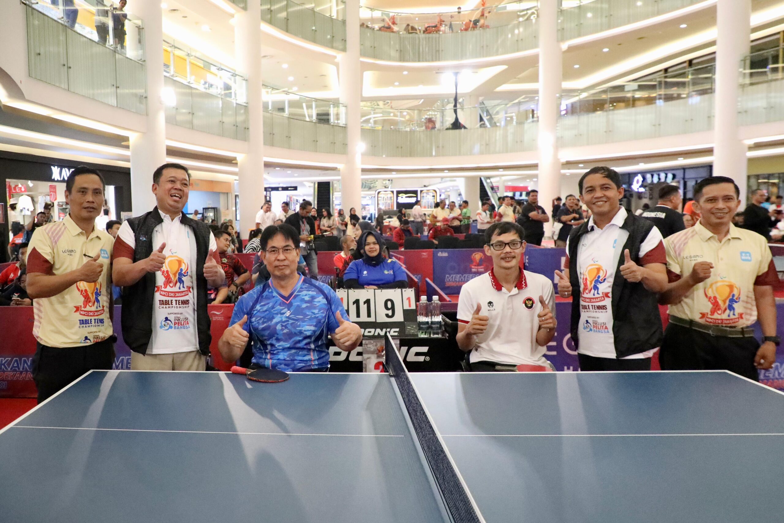 Mentri Nusron Buka Turnamen Table Tennis Championships