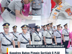 Wakapolres Buton bersama Lima PJU Berganti