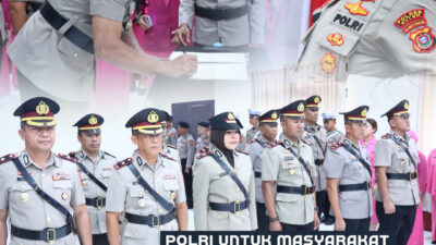 Wakapolres Buton bersama Lima PJU Berganti