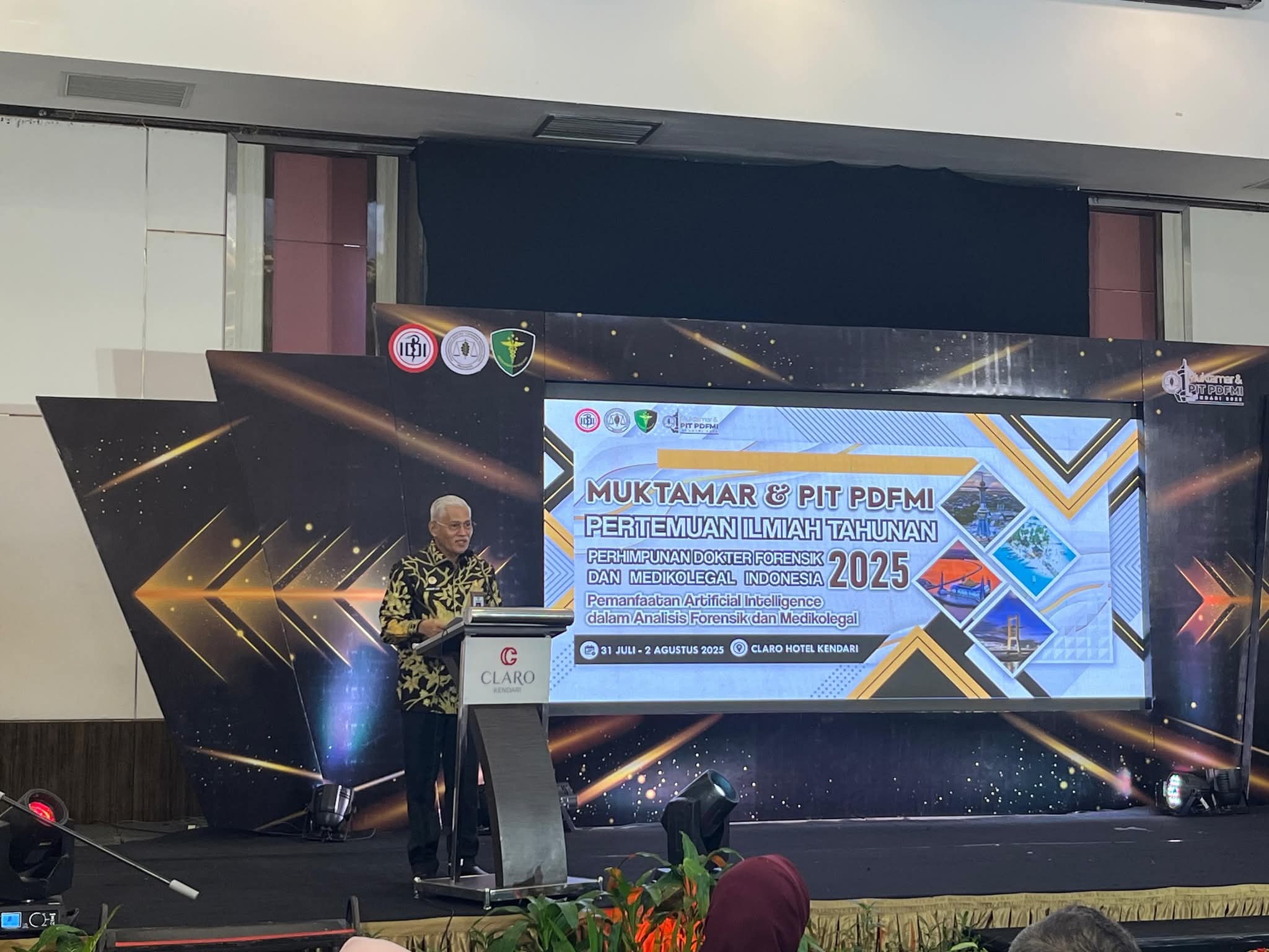 Sekda Resmi Buka Muktamar dan Pertemuan Ilmiah Perhimpunan Dokter Forensik-Medikolegal Indonesia Tahun 2025