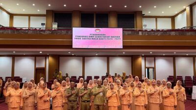 Pengurus DWP Sekretariat Daerah Provinsi Dikukuhkan
