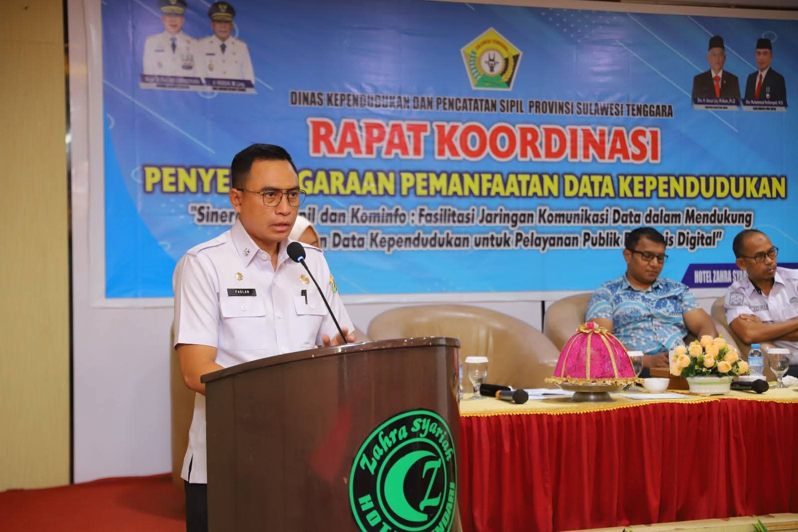 Kadis Dukcapil Sultra Buka Rakor Pemanfaatan Data Kependudukan
