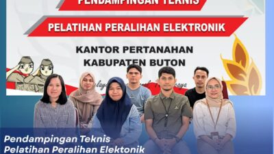 BPN Buton Ikuti Pelatihan Peralihan Elektronik