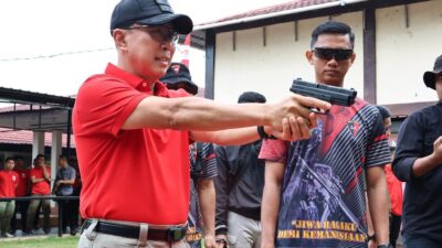 HUT RI Polda Gelar Lomba Menembak