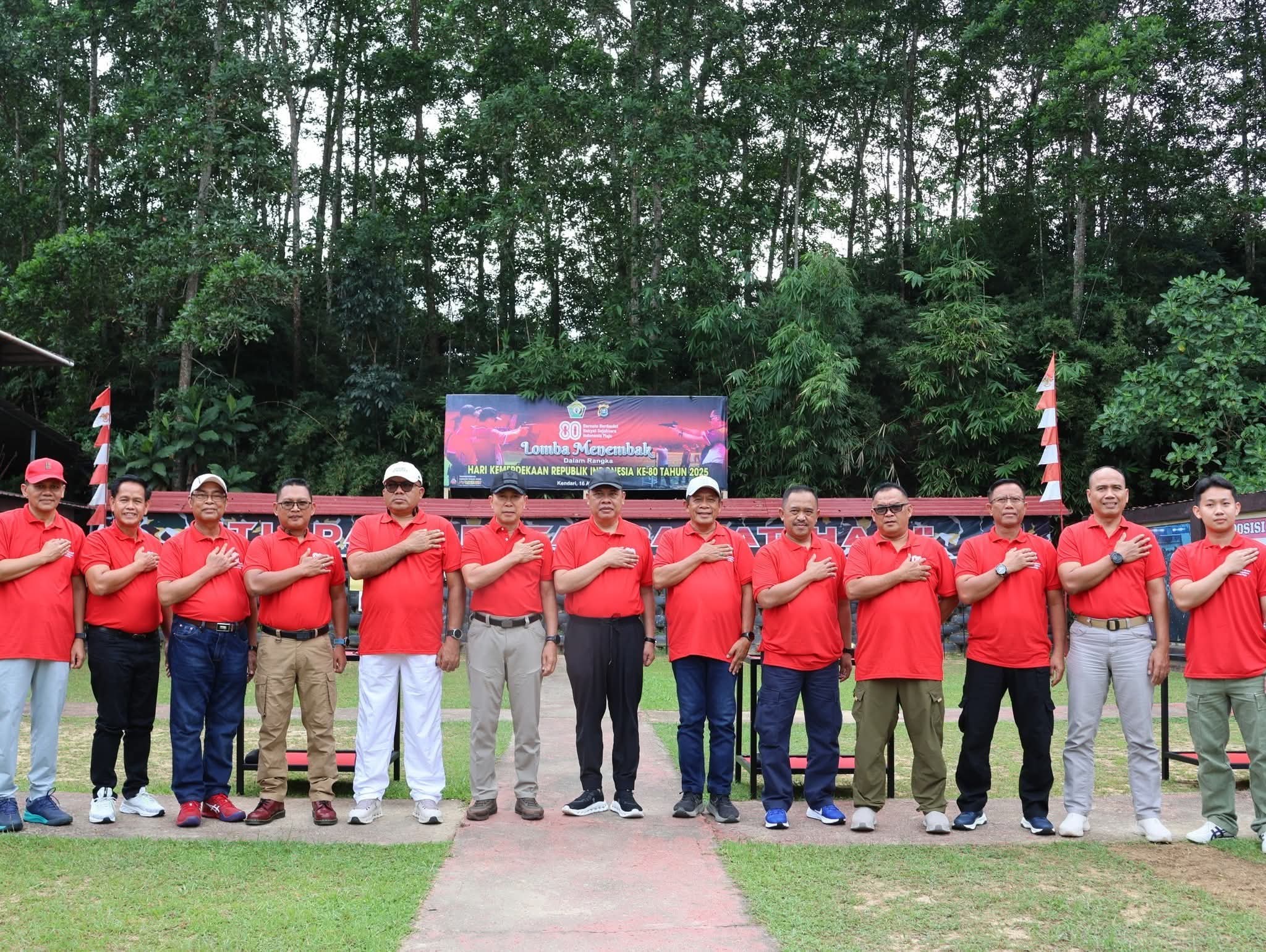 HUT RI Polda Gelar Lomba Menembak