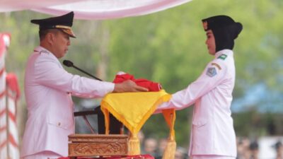 Gubernur Sultra Pimpin Upacara HUT ke-80 RI