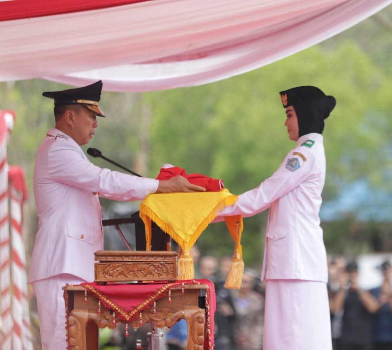 Gubernur Sultra Pimpin Upacara HUT ke-80 RI