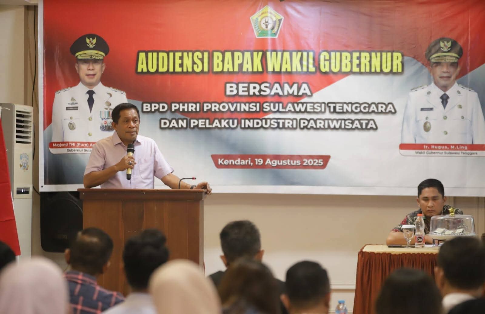 Sukseskan Rakorda Produk Hukum Daerah dan STQH Nasional XXVIII, Wagub Audensi dengan BPD PHRI