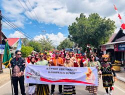 BPN Buton Ikut Meriahkan Karnaval Merah Putih