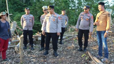 1 Hektar Lahan Siap Ditanami Jagung, Kapolres Buton Tinjau Lokasi