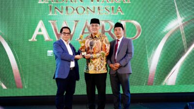 Kementrian ATR/BPN Dapat Penghargaan dari Badan Wakaf Indonesia