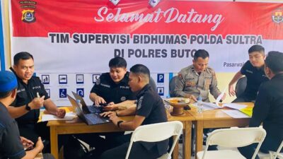 Humas Polda Sultra Lakukan Supervisi Ke Polres Buton