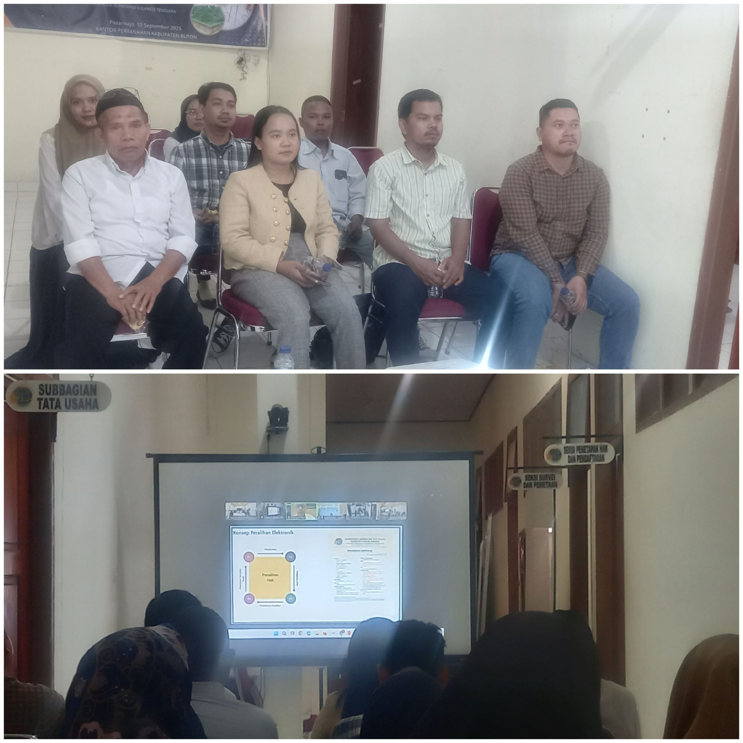 BPN Buton Ikuti Lounching Peralihan Hak secara Elektronik