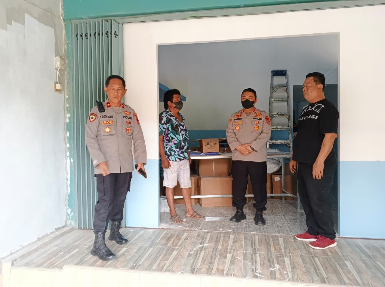 Kapolres dan Wakapolres Buton Cek Kesiapan Dapur SPPG Polri di Kondowa