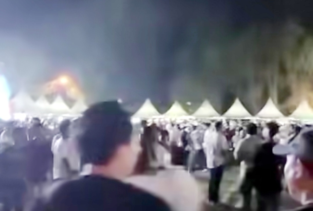 Rusuh, Malam Opening Pameran Kuliner UMKM Di Kotamara Bubar Lebih Awal