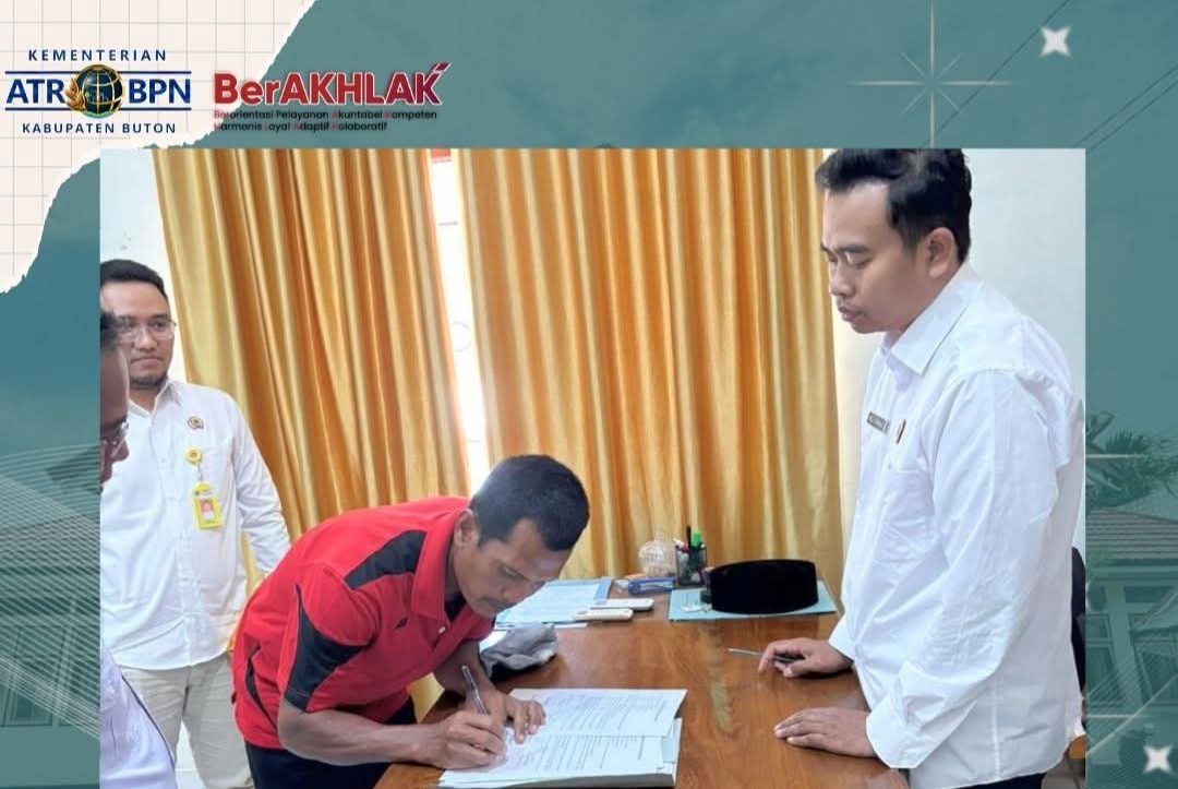 Kepala Pertanahan Gelar Sumpah bagi Pemohon Penggantian Sertipikat