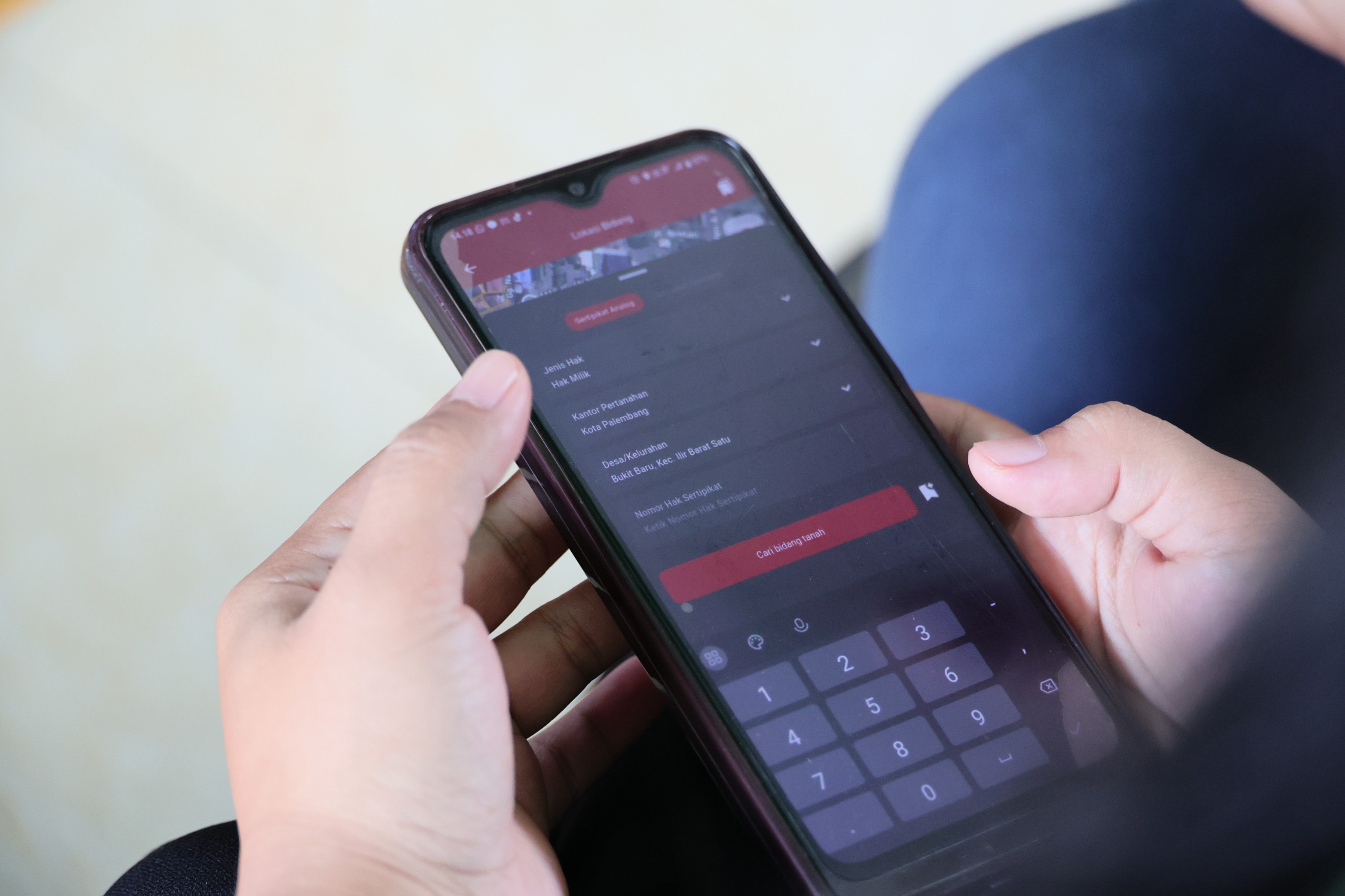Cek Bidang Tanah Bisa Lewat Sentuh Tanahku