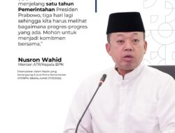 Momen Satu Tahun Pemerintahan Presiden Prabowo Mentri ATR/BPN Gelar Rapim