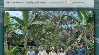 Kantah Buton Tinjau Lokasi Pertimbangan Teknis Pertanahan Non Berusaha di Lasalimu