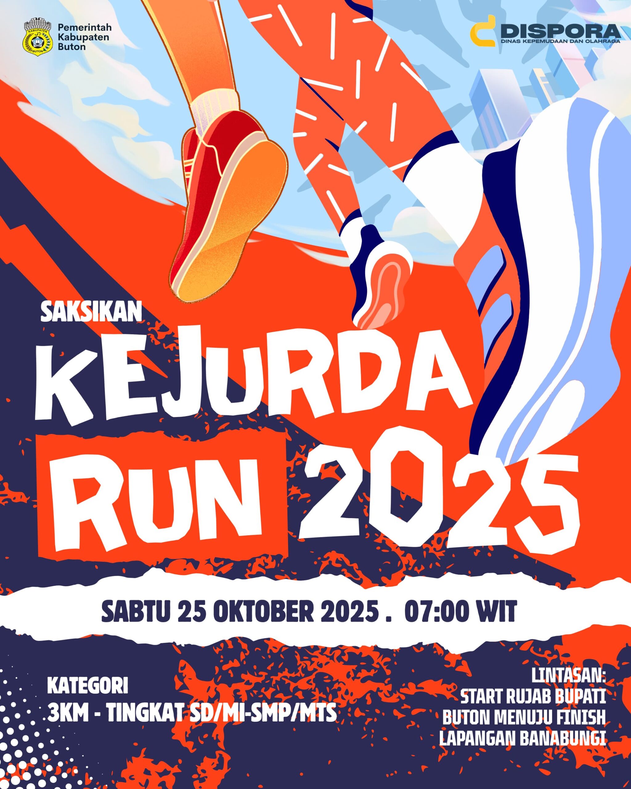 Besok Ratusan Pelajar di Buton Bakal Ikut Kerjurda Run