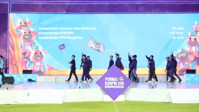 Kementerian ATR/BPN Siap Perebutkan Juara di 7 Cabor Pornas Kopri