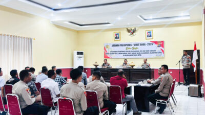 Polres Buton Gelar Latihan Pra Operasi Sikat Anoa 2025