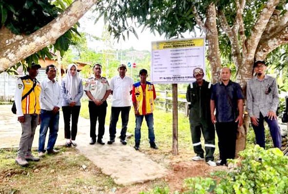 Kelurahan Wakoko Dapat Bantuan 26 Titik Lampu PJU
